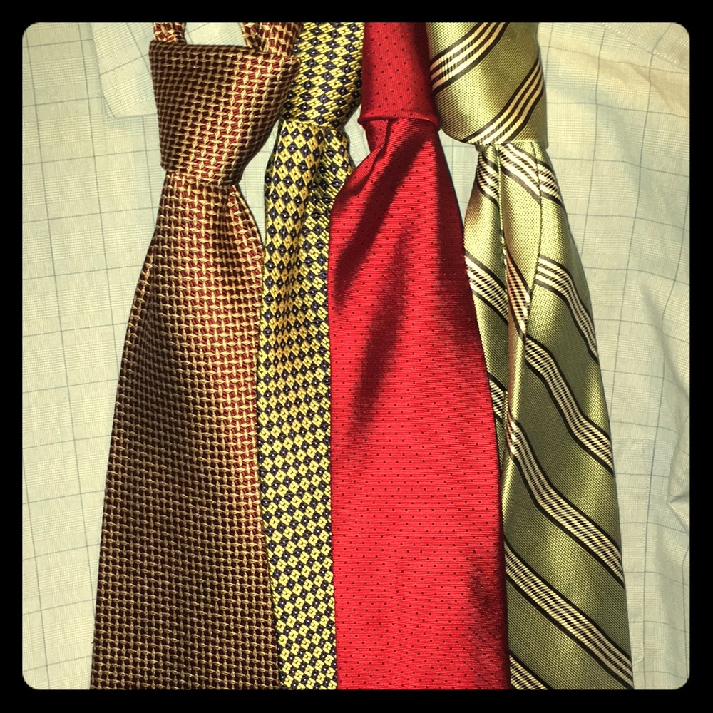 4 Tie Bundle all Jos. A Bank